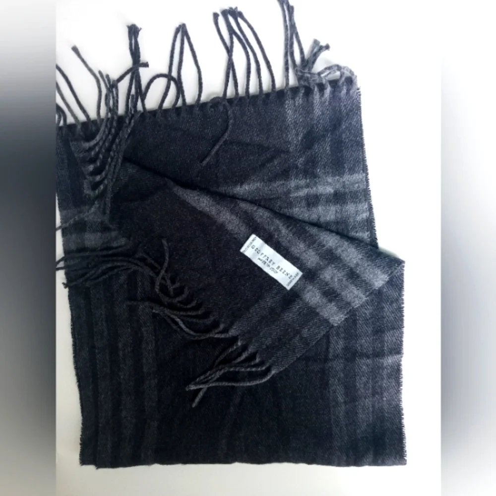 Geoffrey Beene Vintage Tartan Italian Scarf @ Late 70's